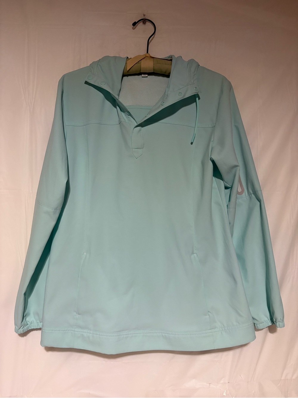 Nepallo Women's Aqua Hooded Pullover for fishing hiking